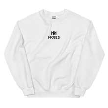 Load image into Gallery viewer, Moses Merchandise Unisex Sweatshirt White

